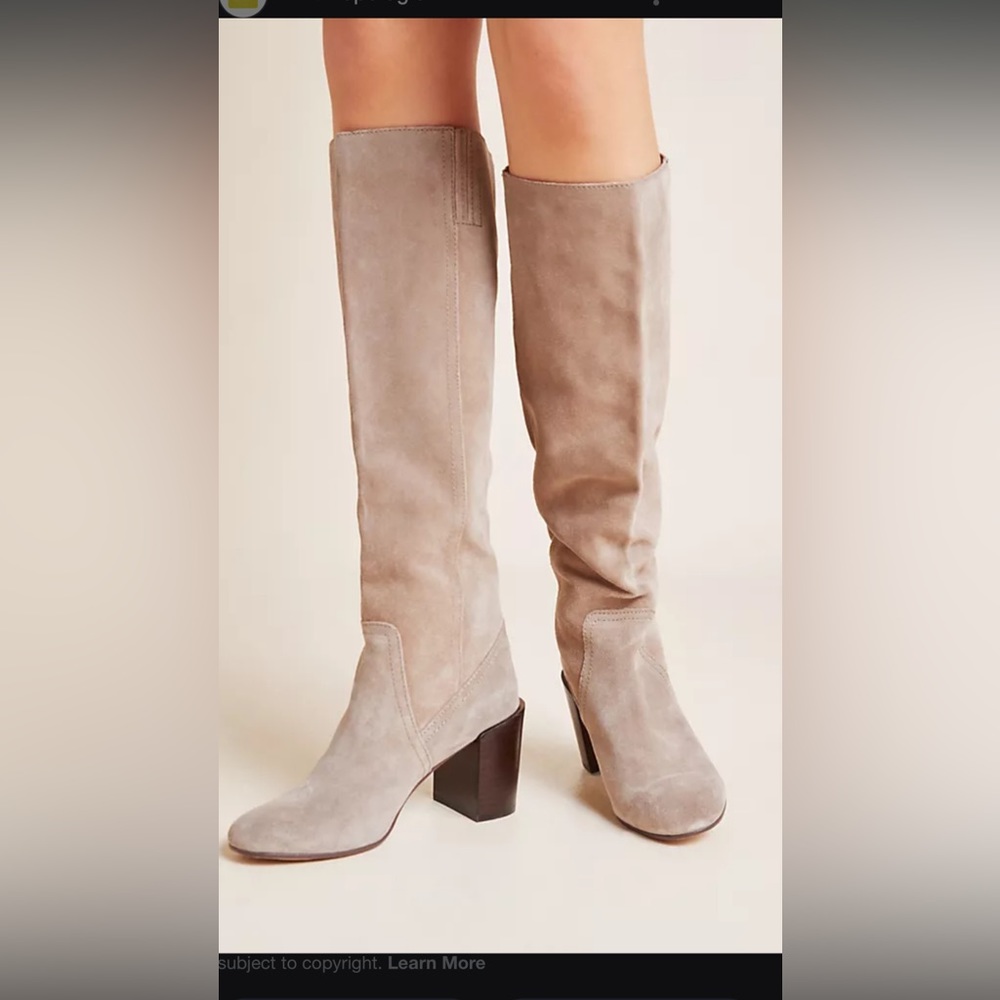 Like New Dolce Vita Cormac Knee Boot taupe suede 8.5